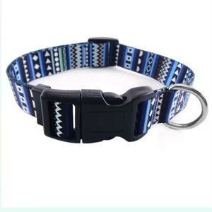 NWT Nylon collar bright and colorful  M- 13-21"